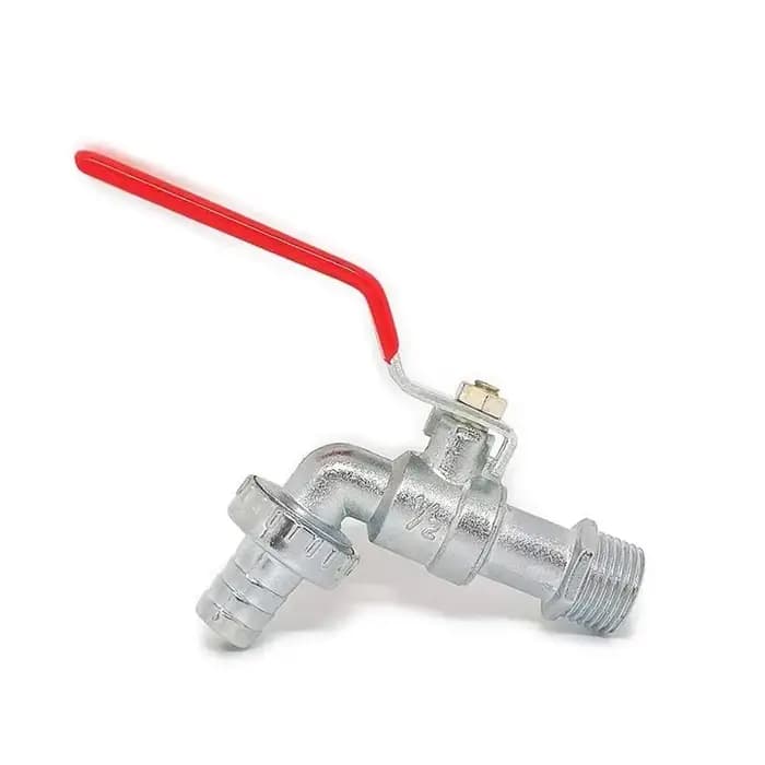 Robinet de jardin en laiton de 1/2 pouces pour réservoirs IBC – Valve de robinet d'eau à sortie uniq