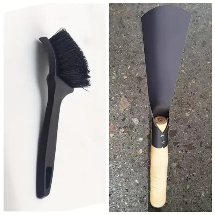 Ensemble de brosses de nettoyage de grattoir de pont de tondeuse à gazon de jardin
