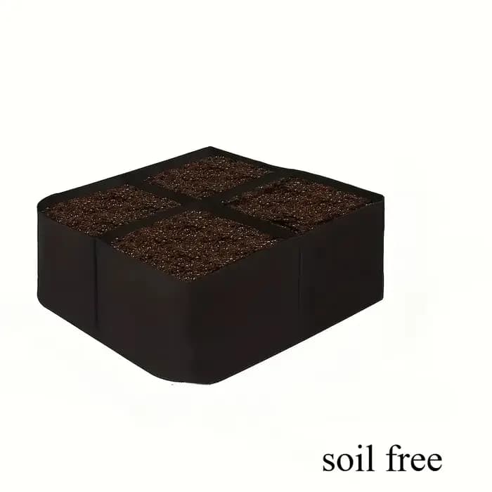 Jardinière surélevée en tissu à 8 compartiments, sac de culture pliable pour légumes, fleurs et herb