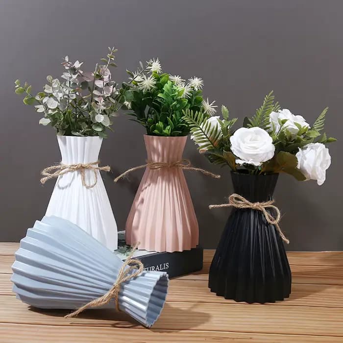 Vase à fleurs en plastique ne peut pas contenir de l'eau