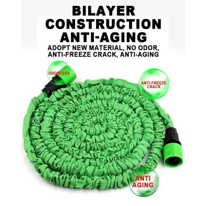 Tuyau d'arrosage magique extensible pour jardin domestique