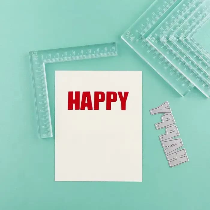 Kit d'outils de positionnement en forme de L en acrylique