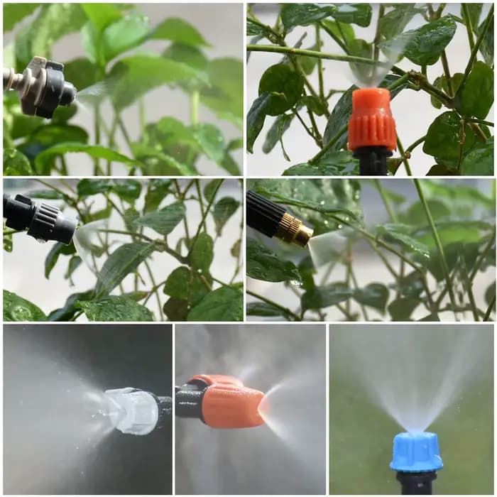 Buse de brumisation de 1/4 pouces, goutteur, pulvérisateur d'arrosage, système d'irrigation de jardi