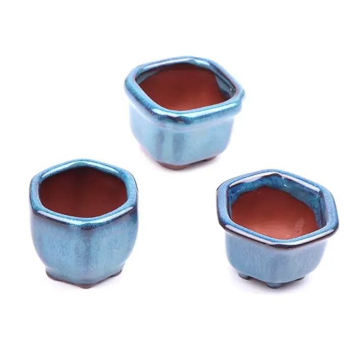Mini pots de plantes avec trous, pot de fleurs bonsaï de style chinois, jardinière de jardin, artisa