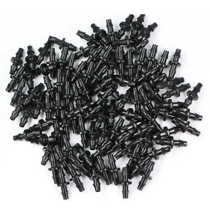 Adaptateur de tuyau pas à barbe 1/4 ", 50 pièces, 4/7mm, arrosage de jardin, tuyau en PVC, connexion