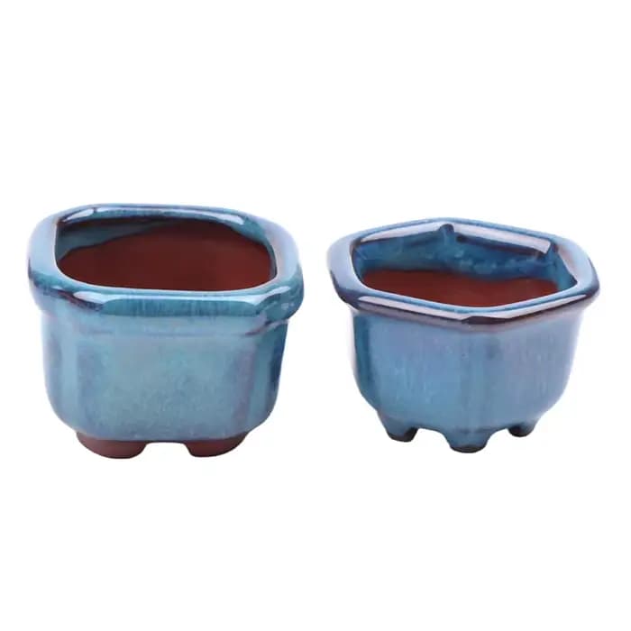 Mini pots de plantes avec trous, pot de fleurs bonsaï de style chinois, jardinière de jardin, artisa