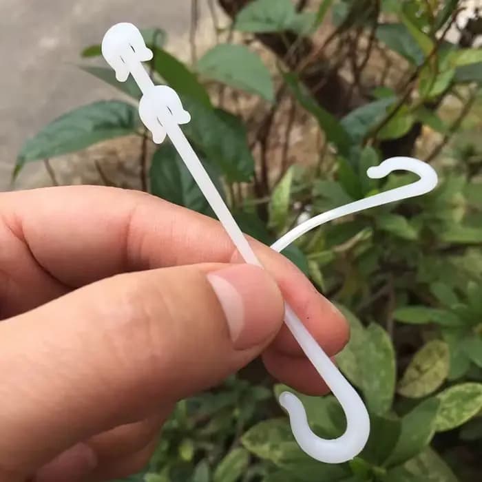 Crochet d'oreille en forme de J pour fruits, cerises, tomates, plantes végétales de jardin, Support