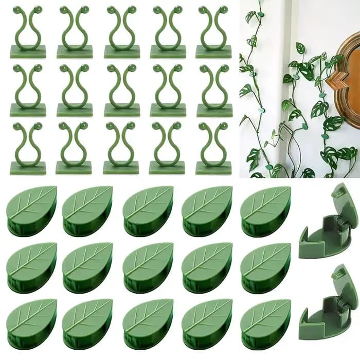 Clips de fixation murale pour plantes grimpantes, 10/30/50 pièces, fixateur de vigne en rotin, croch