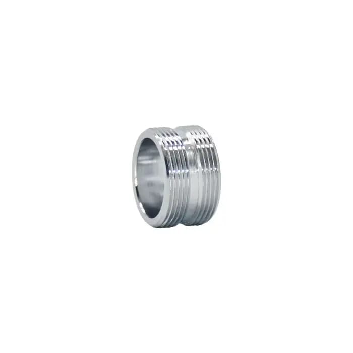 Coupleur de robinet d'eau en laiton M22 à M16 M18 M20 M24 M28, connecteur fileté, raccords argentés
