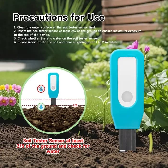 Tuya – testeur de sol intelligent BT, détecteur d'humidité du sol, thermomètre de température et d'humidité du jardin, moniteur à distance en temps réel