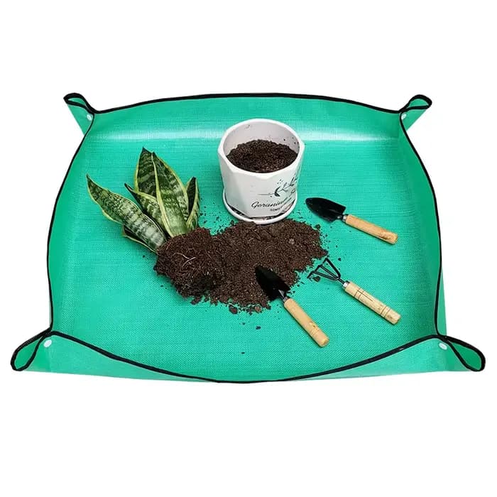 Tapis de reprise de plantes, tapis de transplantation imperméable, tapis d'empotage succulent d'inté