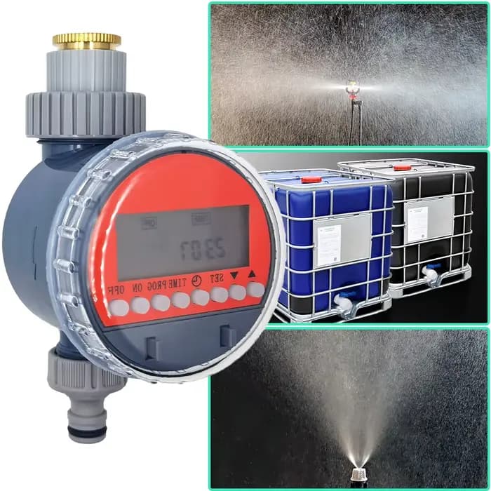 WUJIE robinet à tournant sphérique minuterie d'irrigation automatique LCD arrosage électronique rése