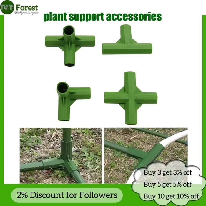 Piquets de plantes de jardinage à 3 et 4 voies