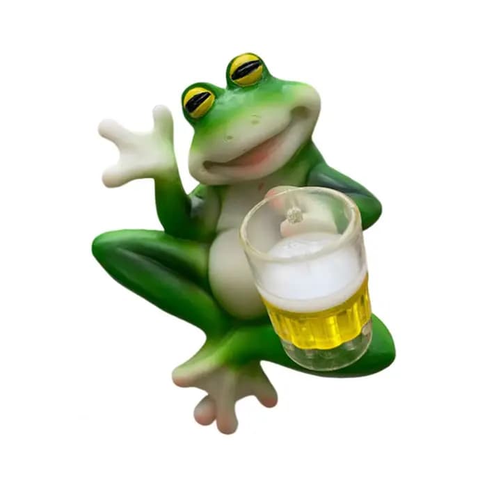 Pot de fleur mignon Hugger grenouille fantaisiste grenouille ensemble de décoration de jardin Figuri