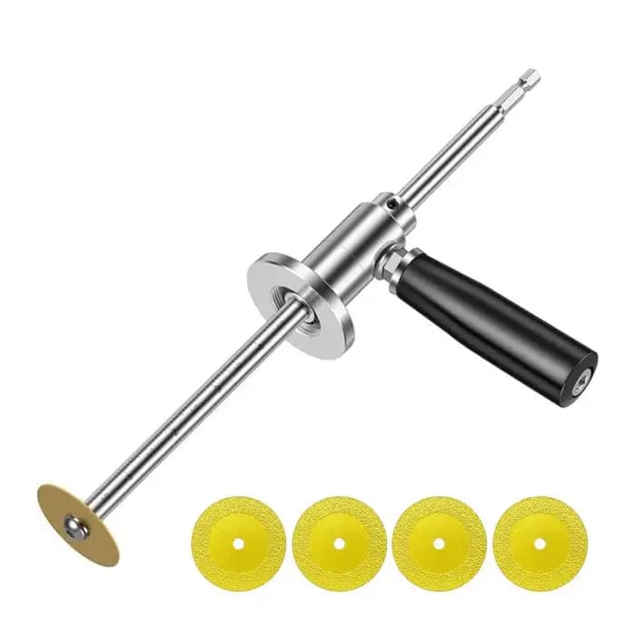 Outil de coupe de tuyaux en PVC en acier inoxydable avec 5 lames, profondeur réglable, poignée ergonomique pour une coupe intérieure lisse des plomberie