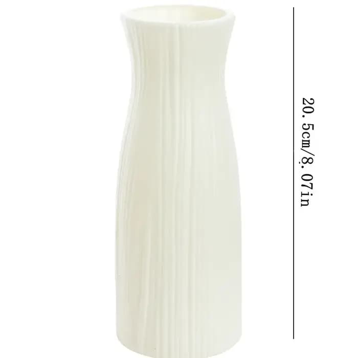 Vase en plastique Imitation céramique fleurs Pots de mariage maison jardin en plein air Table bricolage cadeau Bonsaï Festival Party Cour Decor