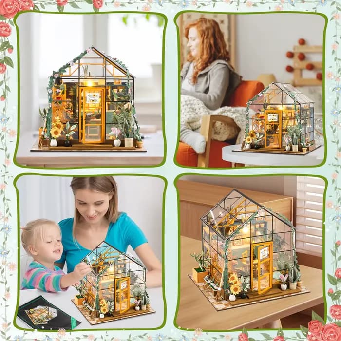 Kit de maison de jardin Miniature