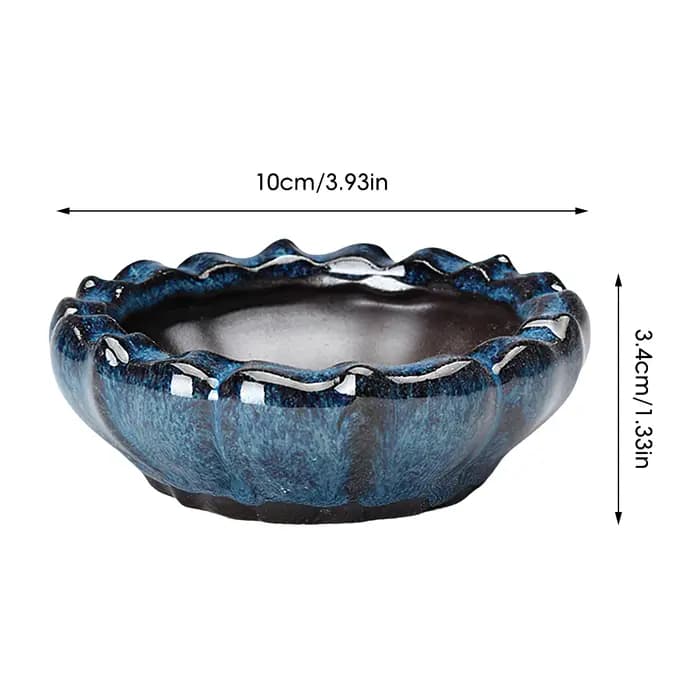 Pots de bonsaï en poterie de Style chinois avec trou de vidange