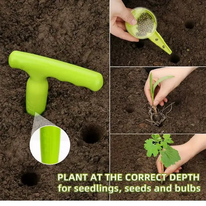 Kit de semoir de jardinage manuel multifonctionnel et réglable pour la maison, outils de jardinage,