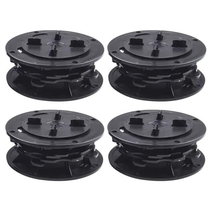 Socle de Support de terrasse réglable en hauteur, 4 pièces/ensemble, élimine la différence de pente,