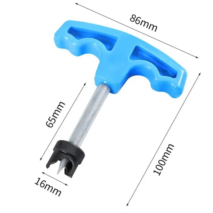 Outil agricole perforateur de trous pour tuyaux PE