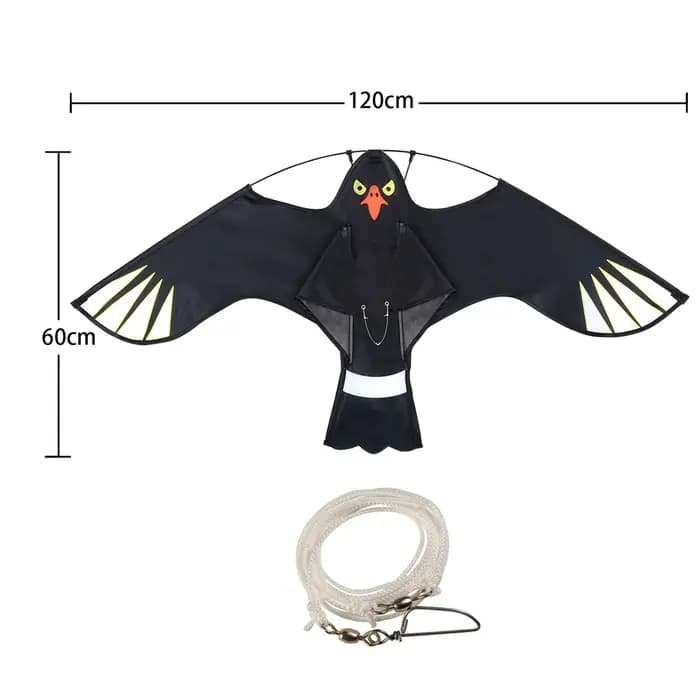 Répulsif pour oiseaux, cerf-volant d'aigle volant avec cultures, protecteur de ferme, lutte antipara
