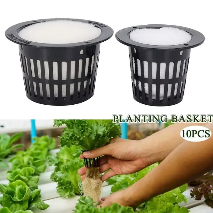 Système hydroponique pour plantes de jardin, filet de pot en maille, panier de tasse, croissance des
