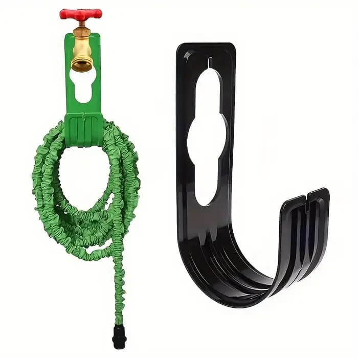 Crochet mural extensible en métal pour tuyau d'arrosage de jardin, support pour tuyau d'arrosage, 1