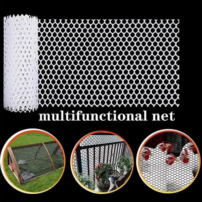 Filet de Protection de jardin en plastique, filet de clôture en fil de poulet pour volaille, élevage