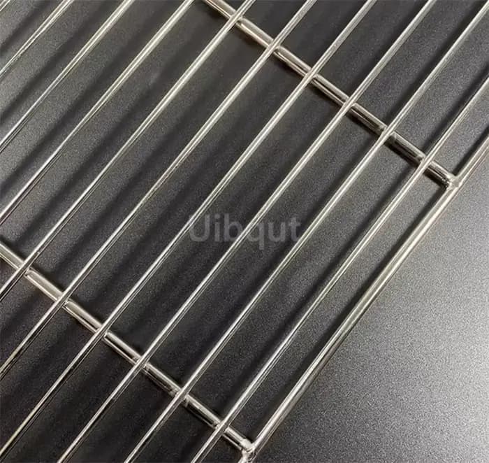Grille de barbecue rectangulaire en acier inoxydable de qualité alimentaire
