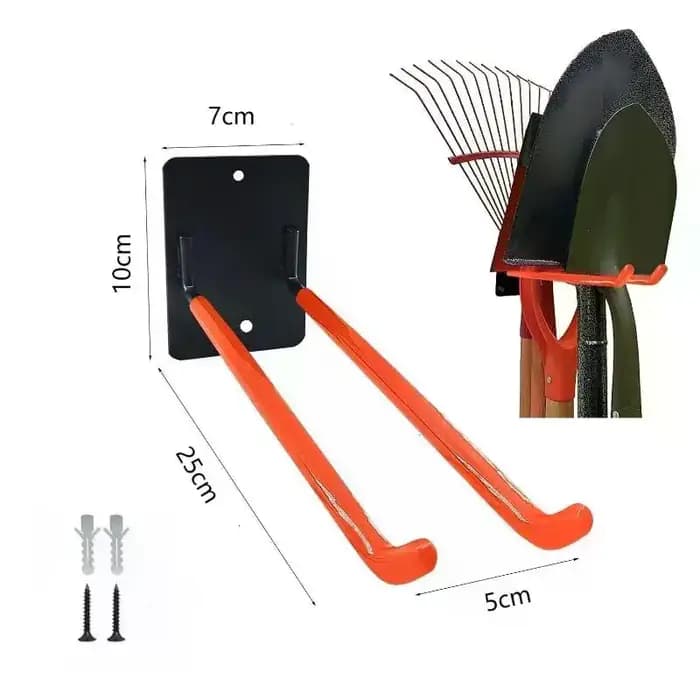 1 ensemble support mural système de stockage d'outils crochets rangement de Garage multi-usages organisateur