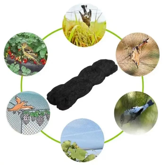 Filet d'arbres fruitiers noir réutilisable 4x5m/ 5x20m, filet de jardin pour protéger les arbres fru