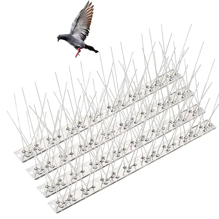 Pointes de pigeon en acier inoxydable, répulsif pour oiseaux, pièges dissuasifs, anti-oiseau, lutte