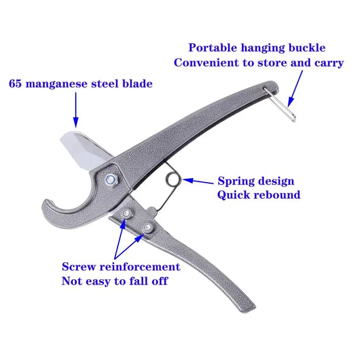 Coupe-Tube en PVC 3 ~ 32mm PVC/PETG/PPR/PE, ciseaux en Aluminium et Nylon, lame en acier, couteau de coupe de tuyau d'eau d'irrigation de jardin