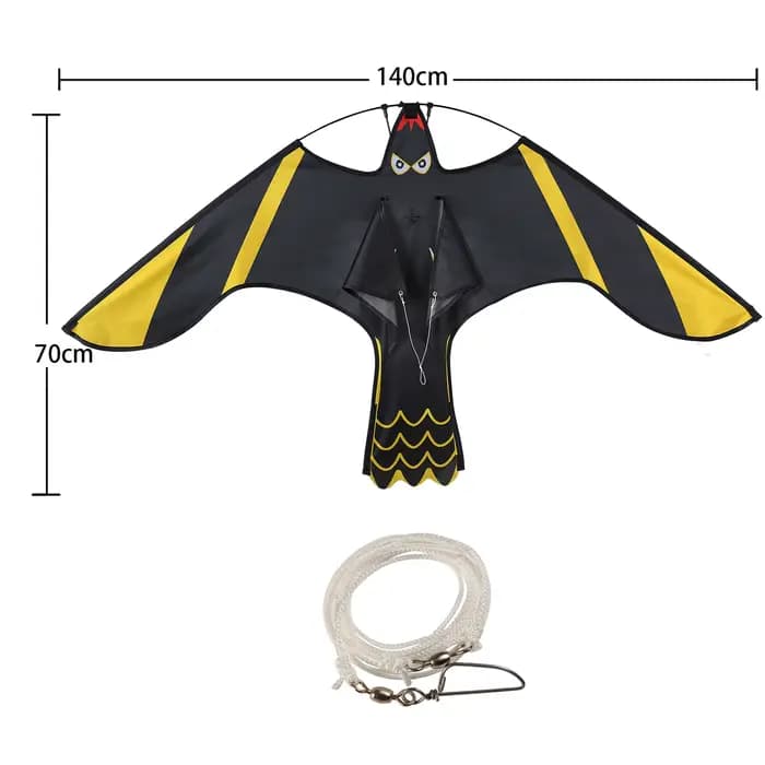 Répulsif pour oiseaux, cerf-volant à faucon volant pour cultures, protection de ferme, épouvantail d