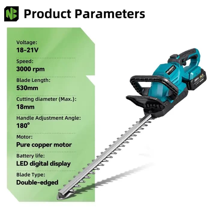 Manche pour taille-haie électrique NewBeny 180 ° Ajuste tondeuse à gazon jardin aménagement paysager
