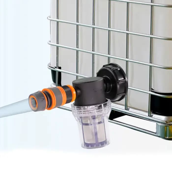 Filtre d'arrosage de réservoir d'eau IBC de 1/2 pouces, pour tuyau d'arrosage, pompe à eau, filtre d