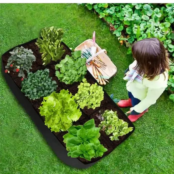 Sac de plantation de jardin multi-gâles, sac de culture en feutre rectangulaire, Pot de plantation de pépinière, légumes, tomates, pommes de terre, conteneur de plantation de plantes