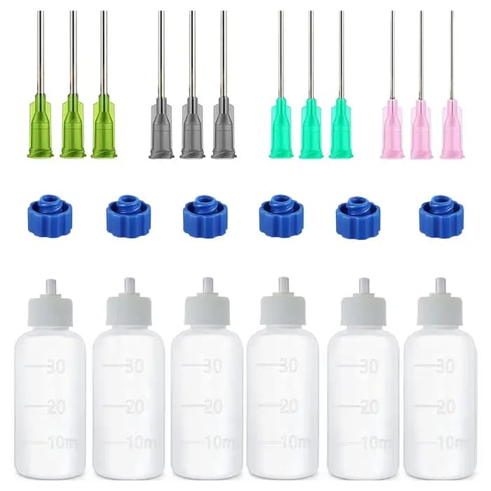 30ml poterie boue peinture bouteille presser multi-aiguille
