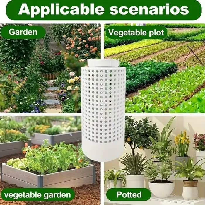 1 bac à compost en PVC pour vers de terre, gain de place, pour petits pots et jardins, tube rond anti-odeur pour compost de thé de vers de terre