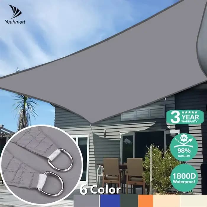 5x4M/4x6M imperméable grand abri solaire pare-soleil Protection auvent extérieur jardin Patio piscin