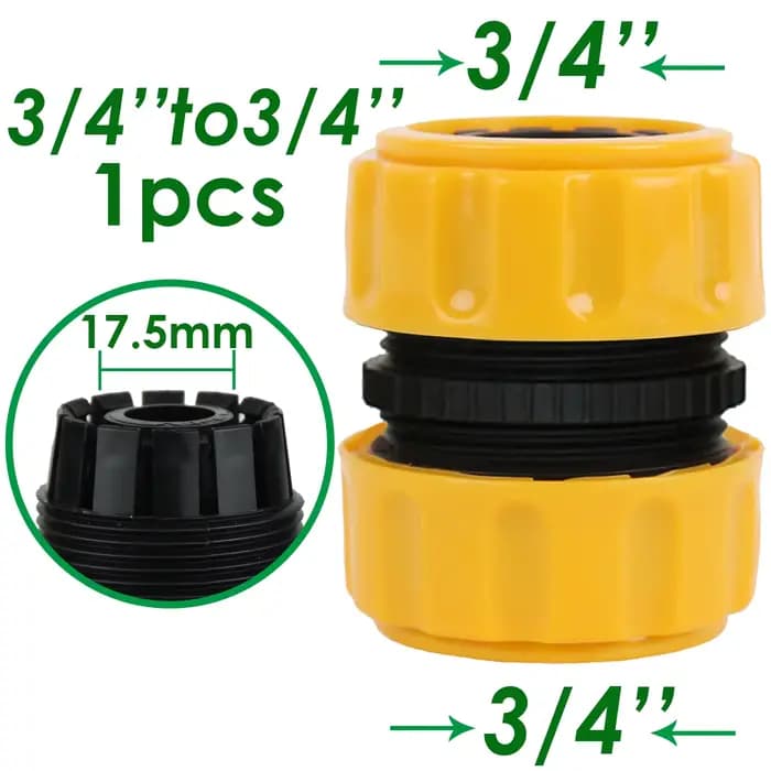 KESLA 1 3/4 1/2 pouces tuyau d'eau de jardin connecteur rapide coupleur d'extension de tuyau raccord