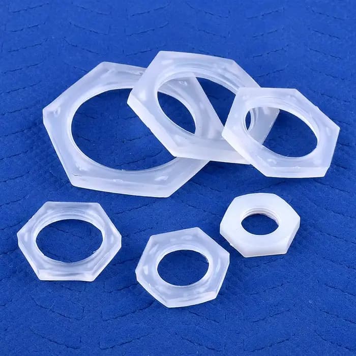 5 ~ 200 pièces de qualité alimentaire PP M5 ~ M16mm G1/8 "~ G1" filetage à écrou hexagonal Aquarium