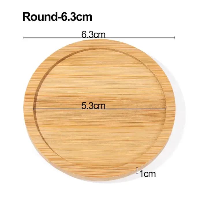 Pot de Fleurs Simple en Bois de Bambou, Rond, Carré, Hexagone, Rectangle, user inières de Base, Support pour Succulentes, Support pour Bonsaï, Décoration de Maison