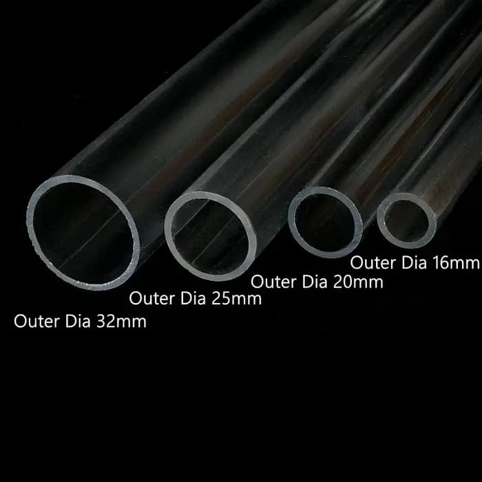 Raccords de tuyaux en acrylique I.D 16/20/25/32mm
