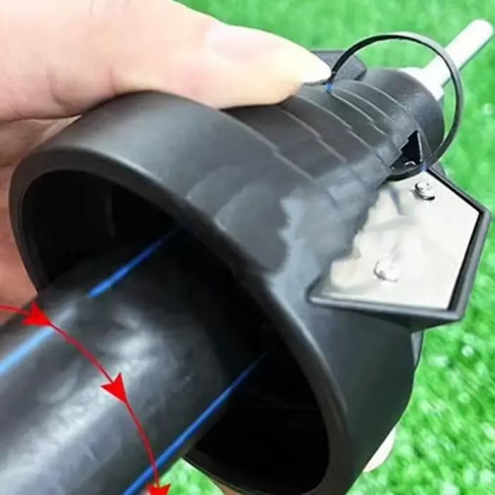 Outil de chanfreinage de tuyaux polyvalent, ébavurage PE PVC PP, coupe-tuyau, lame métallique, réglage multi-niveaux pour une sécurité d'étanchéité améliorée