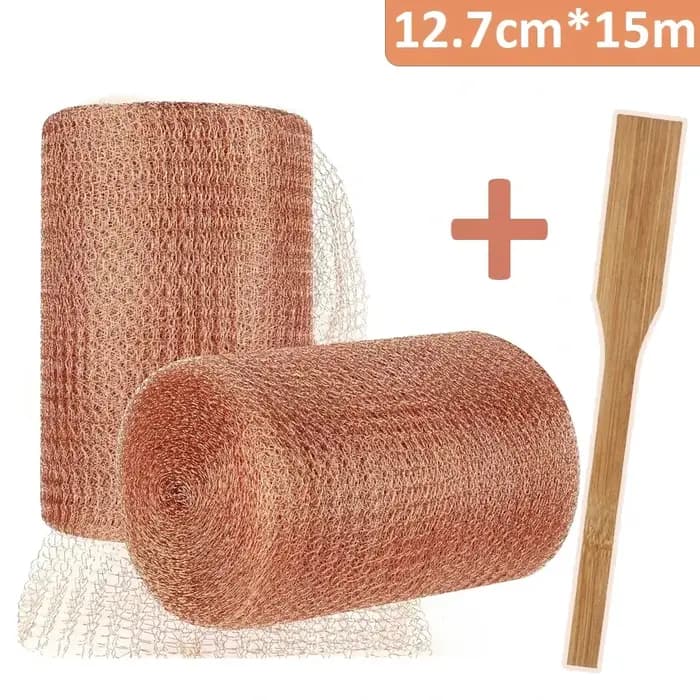 Filet de protection anti-parasites en cuivre pur tressé de 1/6/10/15m pour usine de distillation et fournitures de jardi