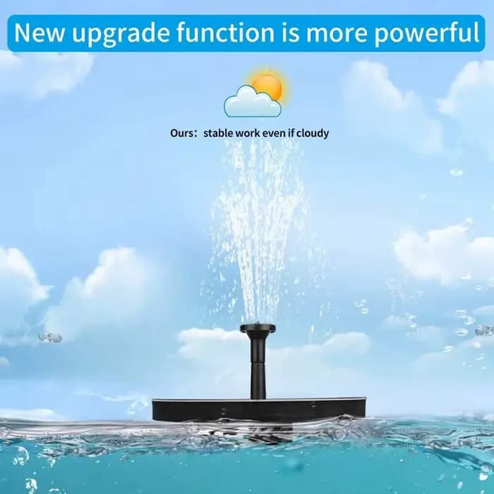 Pompe à eau de fontaine solaire 2.5W, pour bain d'oiseaux, étang, piscine, aquarium, pompe extérieur