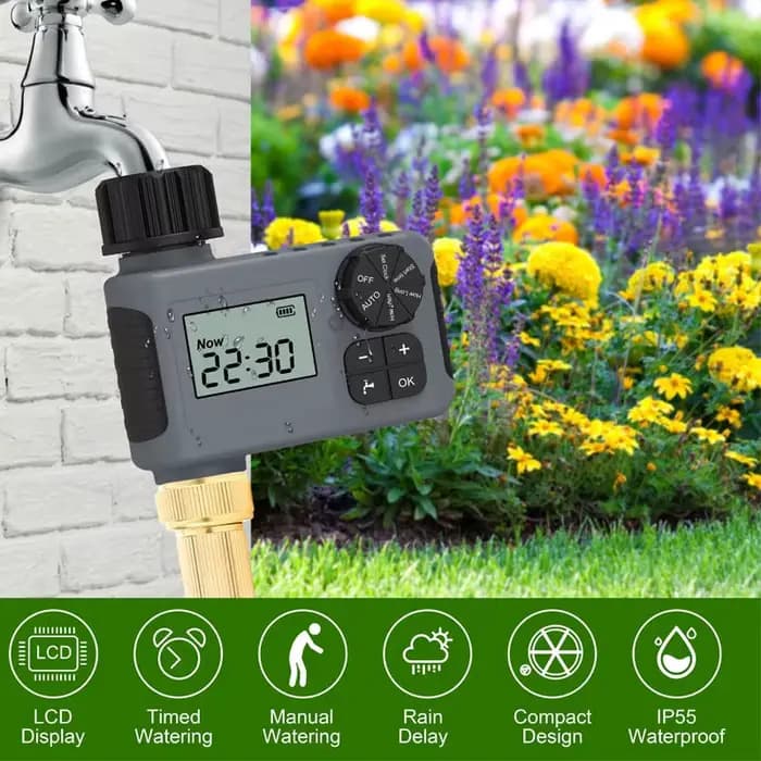 Programmateur d'arrosage automatique intelligent, système d'irrigation, minuterie d'arrosage, équipe
