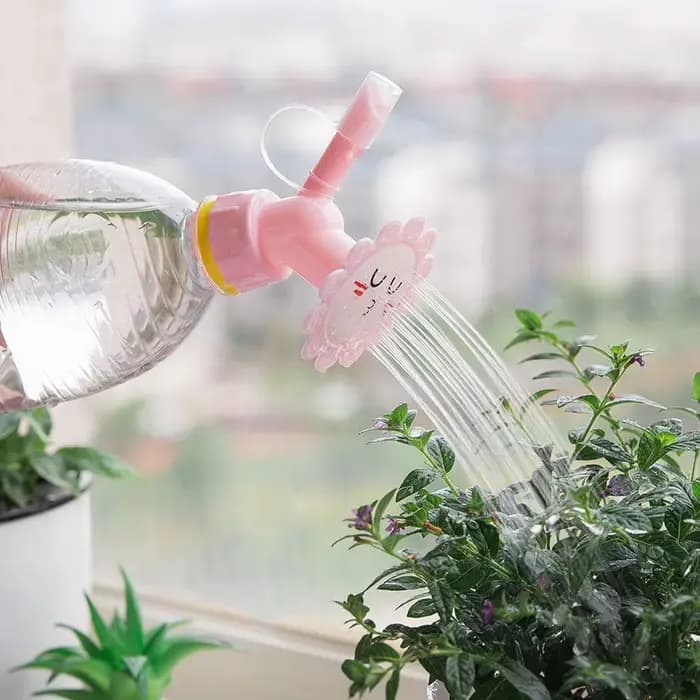 Arroseur à bouchon de bouteille à double tête, mini arrosoir de jardin domestique, bec d'eau, buse d